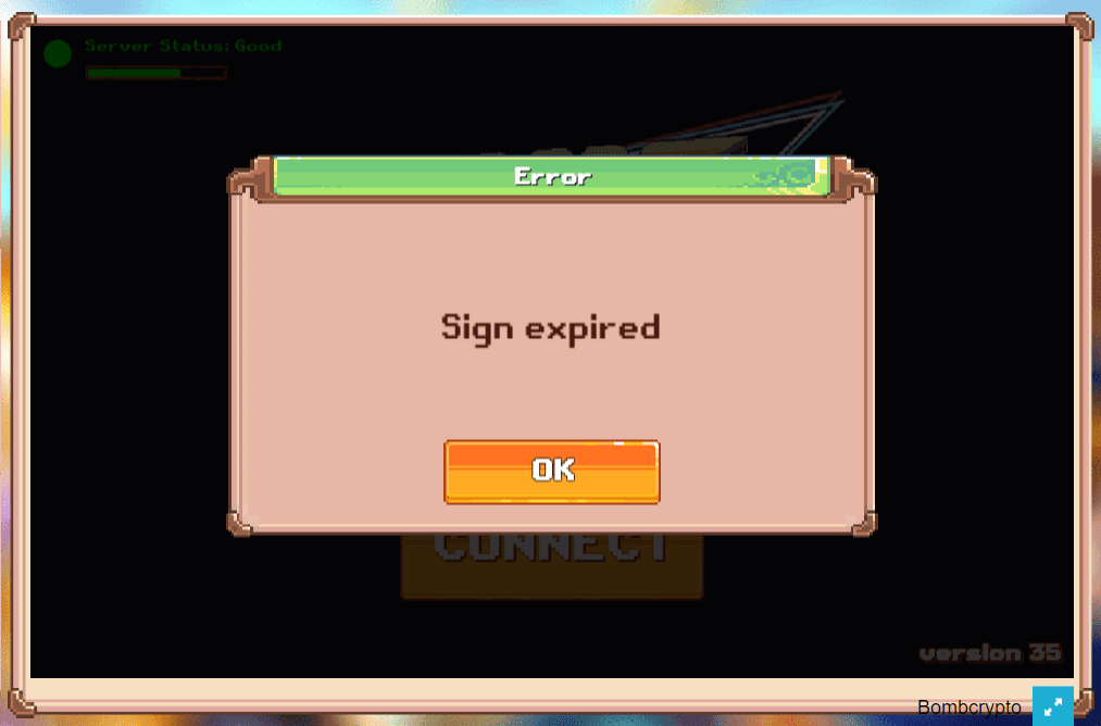 Sign expired